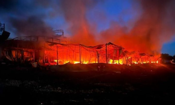 Russian missile destroys US-owned drone factory in Kyiv
