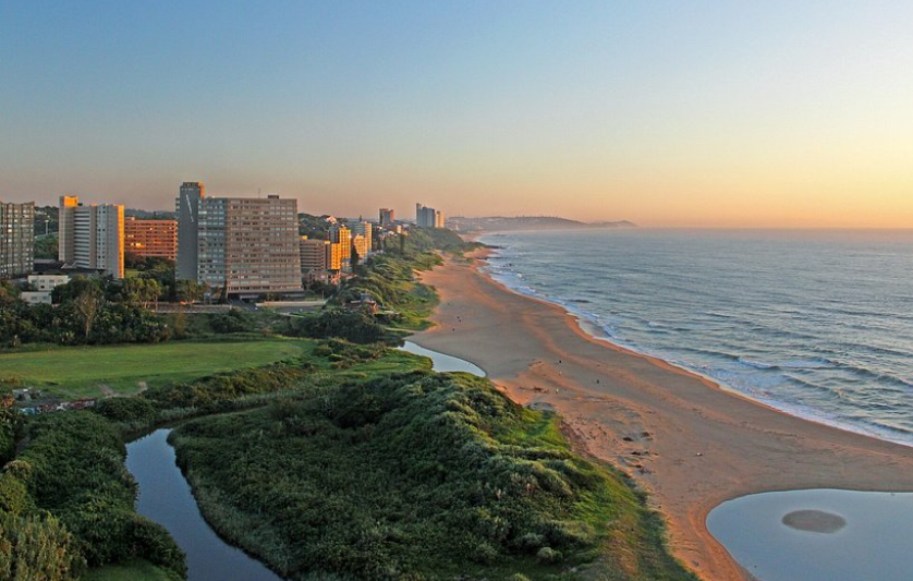 Amanzimtoti, whose name means “clean water”, was historically associated with its pristine blue beaches.