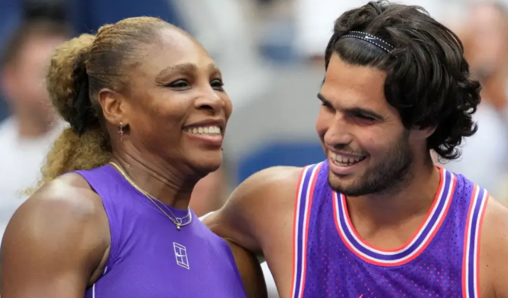 Serena Williams and Carlos Alcaraz.