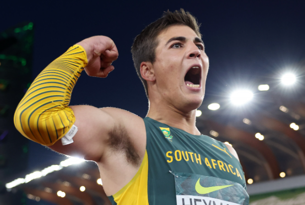 South African U20 javelin sensation, Jan-Hendrik Heymans.