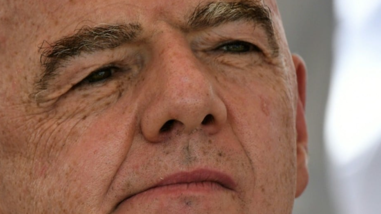 In deep water: Fifa chief Gianni Infantino.