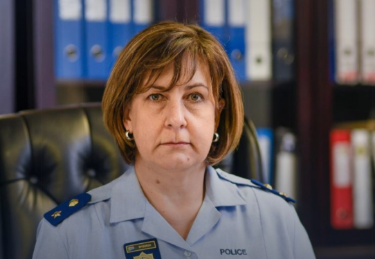 Elmarie Myburgh, when she was a lieutenant-colonel in the SA Police Service.