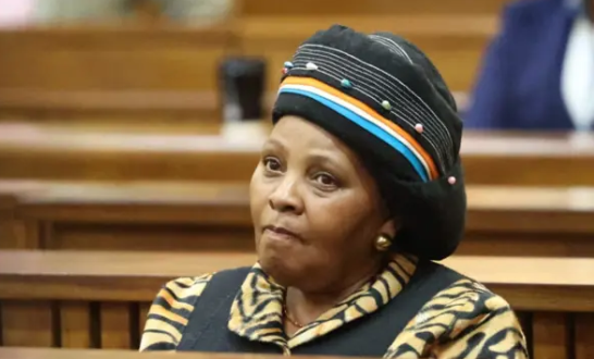 Former National Assembly Speaker Nosiviwe Mapisa-Nqakula in the dock on Monday.
