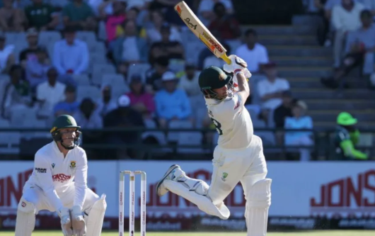 Josh Inglis remained standing on 85 at the end of day two.