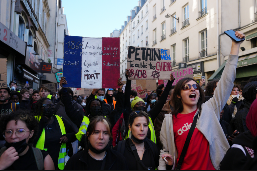 French protests widen as riots leave businesses wrecked