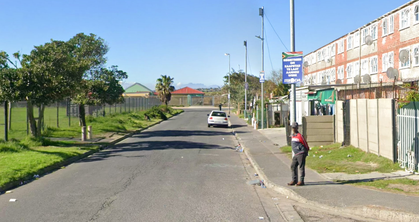Blode Street in Lavender Hill where five people were gunned down.