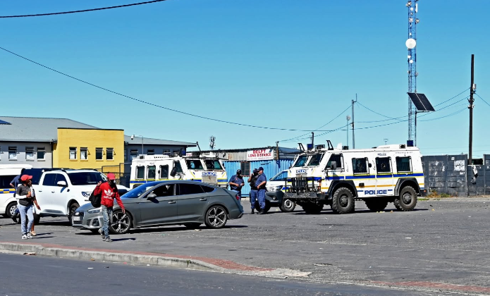 Two people were wounded in a shooting at the Delft Palm taxi rank on Wednesday morning.